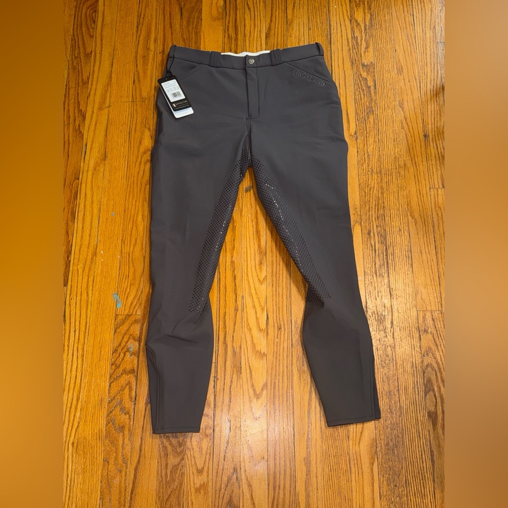 Kingsland Equestrian Grey Men’s Fullseat Breeches 34r